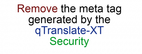Як видалити мета тег generator для всіх qTranslate-XT
